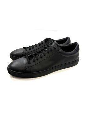 Oliver Cabell Low 1 Sneakers Mens Size EU 44 US 11 Jet Black Leather Shoes Italy